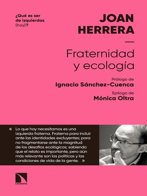 cover image of Fraternidad y ecología
